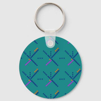 Portland Oregon PDX Airport Carpet Keychain