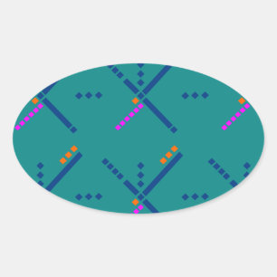 Portland Oregon PDX Airport Carpet Oval Sticker