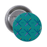 Portland Oregon PDX Airport Carpet Pinback Button