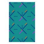 Portland Oregon PDX Airport Carpet Stationery