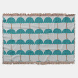 Portland Oregon PDX Airport Carpet Umbrella Throw