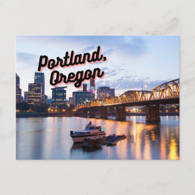 Portland, Oregon Postcar Souvenir  Postcard (Front)