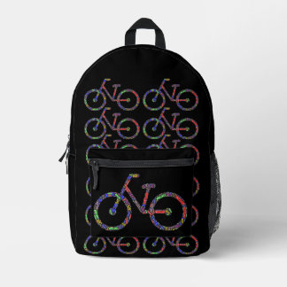 Portland Oregon Rose City Colorful Bikes Backpack