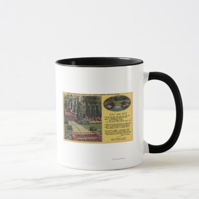 Portland, Oregon - Rose Festival Queens Court Mug (Right)