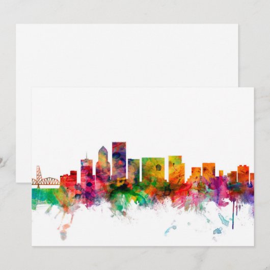 Portland Oregon Skyline (Front/Back)