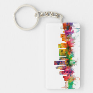 Portland Oregon Skyline Keychain