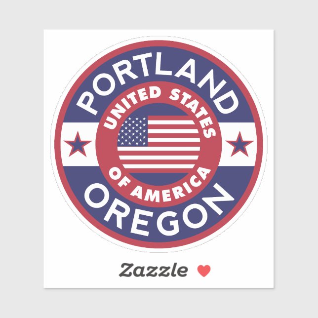 PORTLAND, Oregon Sticker (Sheet)