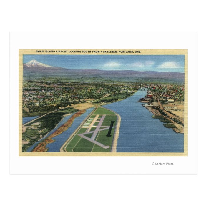 Portland, Oregon   Swan Island Airport Looking Post Cards