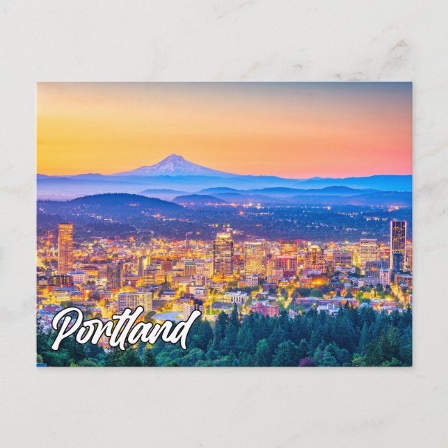 Portland, Oregon, USA Postcard (Front)