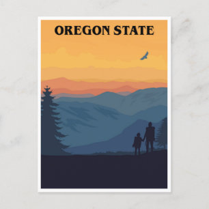 Portland Oregon Vintage Travel retro Medford Postcard