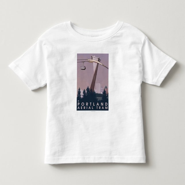 Portland, OregonAerial Tram Scene Toddler T-shirt (Front)