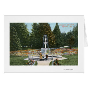 Portland, OregonCity Park Fountain View Cards