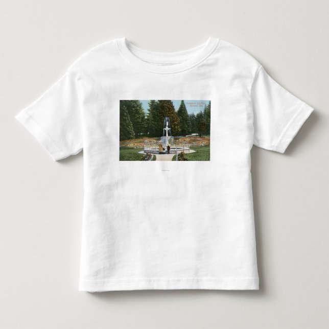 Portland, OregonCity Park Fountain View Toddler T-shirt (Front)