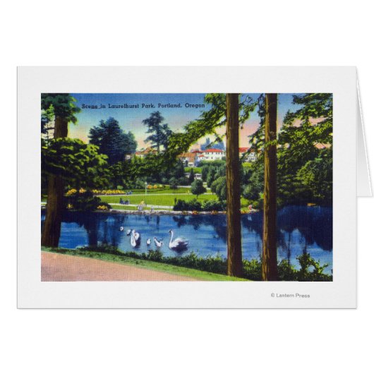 Portland, OregonLaurelhurst Park Scene Cards (Front Horizontal)