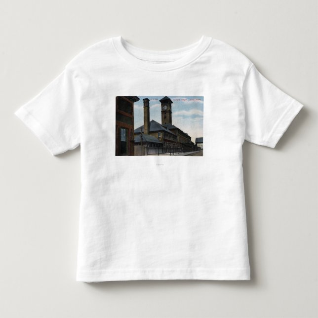 Portland, OregonUnion Depot and Clock Tower Toddler T-shirt (Front)