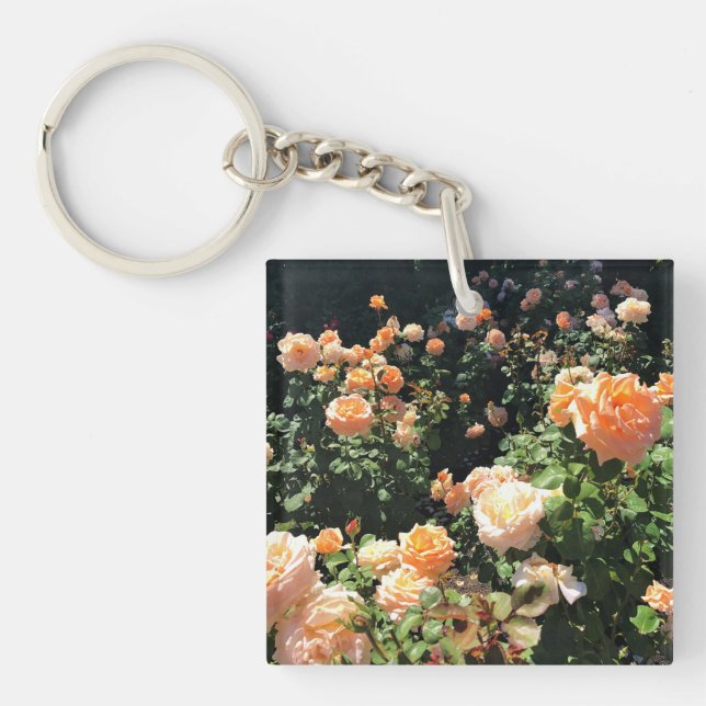 Portland Rose Garden, OR Keychain (Front)