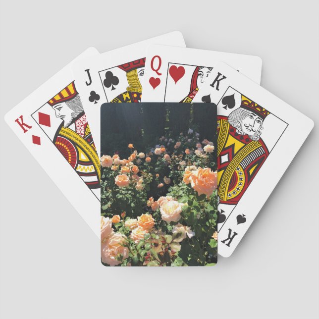 Portland Rose Garden, OR Poker Cards (Back)