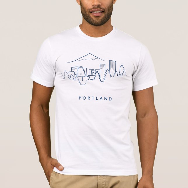 Portland Skyline T-Shirt (Front)