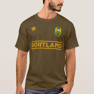 Portland Soccer Jersey Mini Badge ORIGINAL DESIGN T-Shirt