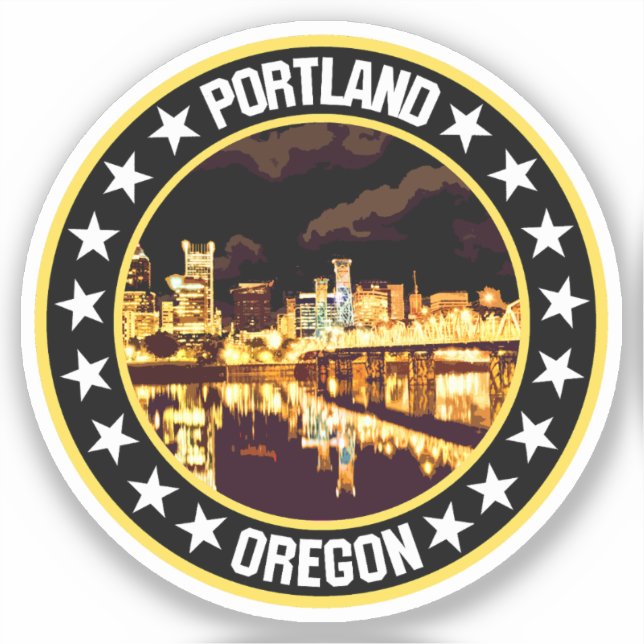 Portland                                           sticker (Front)