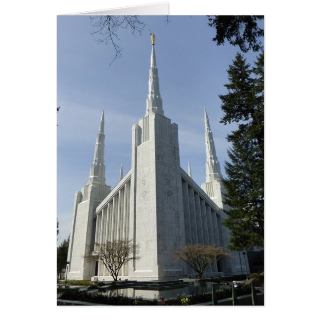 Portland Temple - Blank Card (Front)