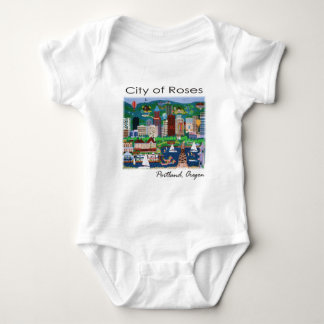 Portland~ The City of Roses Baby Bodysuit