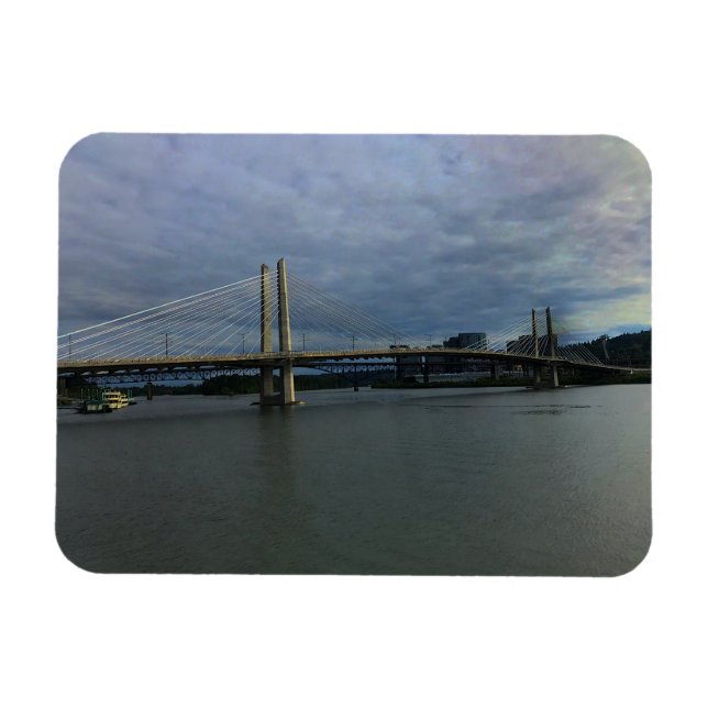 Portland Tilikum Crossing #1 Magnet  (Horizontal)
