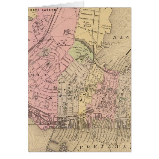 Portland & vicinity, Maine (Front)