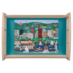 Portland Waterfront Cocktail Tray