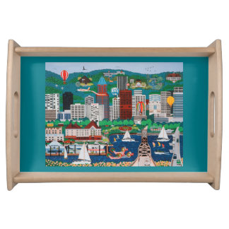 Portland Waterfront Cocktail Tray