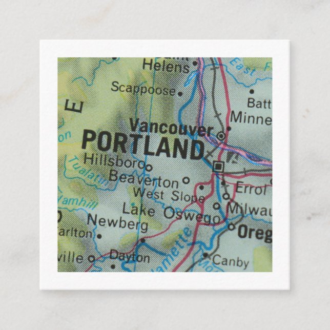 Portland We've Moved New Address Card (Front)