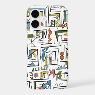 Portland-Whimsical Abstract Geometric Art iPhone 17 Case