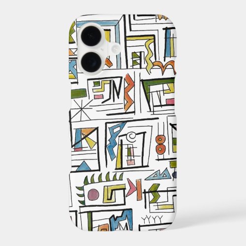 Portland-Whimsical Abstract Geometric Art iPhone 17 Case