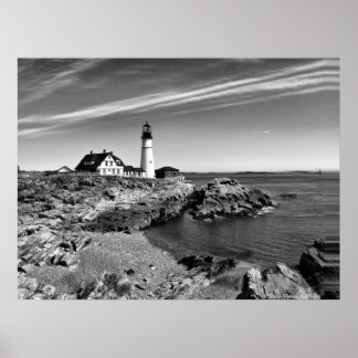 Portlandhead Black n White Poster