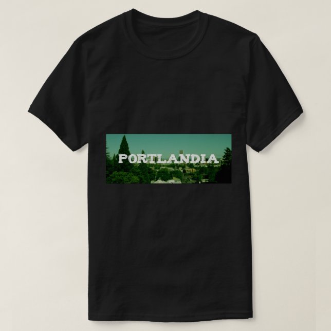 portlandia logo Sticker T-Shirt (Design Front)