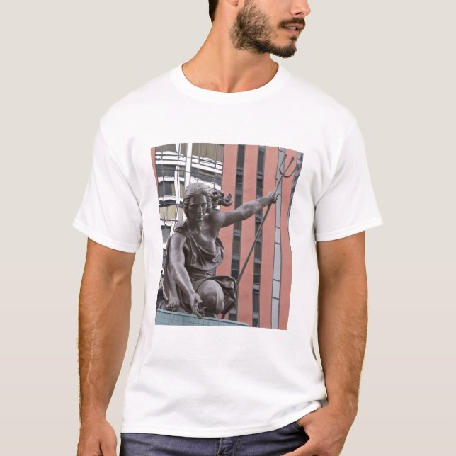 Portlandia statue, Portland, Oregon T-Shirt (Front)