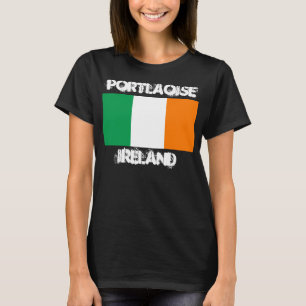 Portlaoise, Ireland with Irish flag T-Shirt