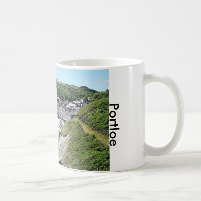 Portloe Cornwall England Coffee Mug (Right)