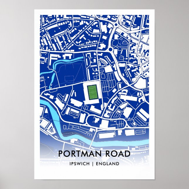 Portman Road Poster – Home of Ipswich Town FC (Front)