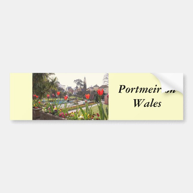 Portmeirion Bumper Sticker (Front)