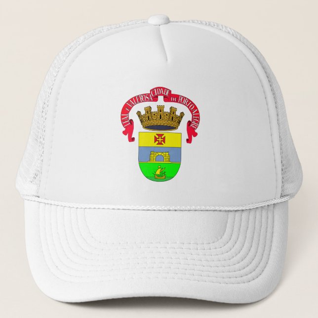 Porto Alegre (City Seal) - BRAZIL Trucker Hat (Front)