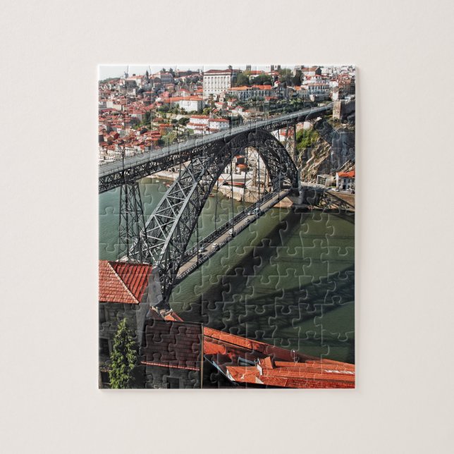 Porto bridge over Douro River, Portugal Jigsaw Puzzle (Vertical)