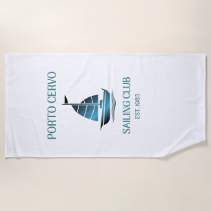 Porto Cervo Sailing Club Summer Luxury  Beach Towel