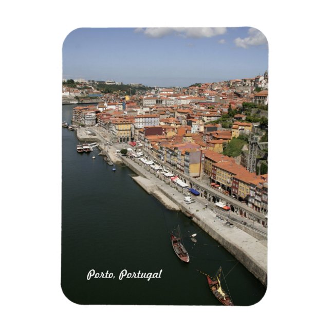 Porto city Premium Magnet (Vertical)