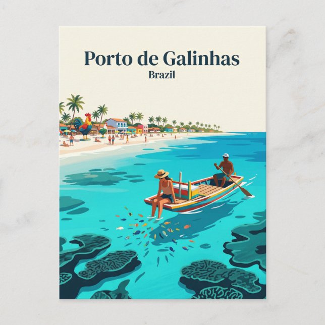 Porto de Galinhas Brazil Postcard (Front)