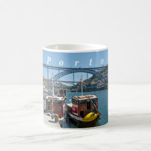 Porto. Douro River and Dom Luis I Bridge. Coffee Mug