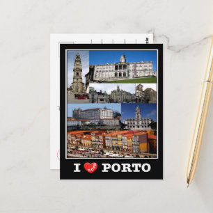 Porto - I Love - Portugal - Postcard