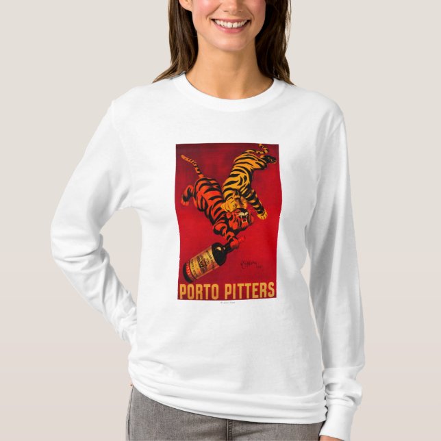 Porto Pitters Vintage PosterEurope T-Shirt (Front)
