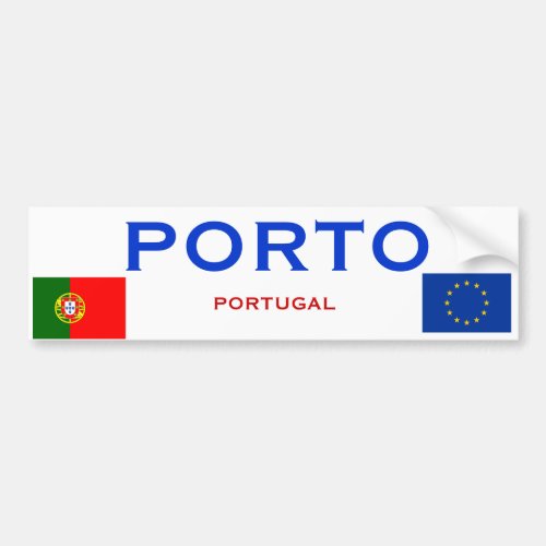 Porto Portugal Bumper Sticker