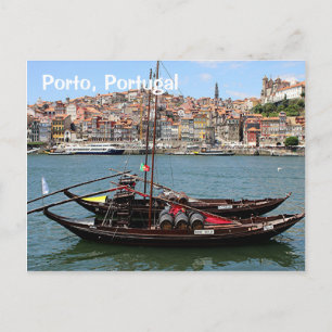 Porto Portugal: Offley boat Postcard